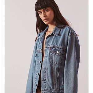 Levi’s trucker jean jacket.
